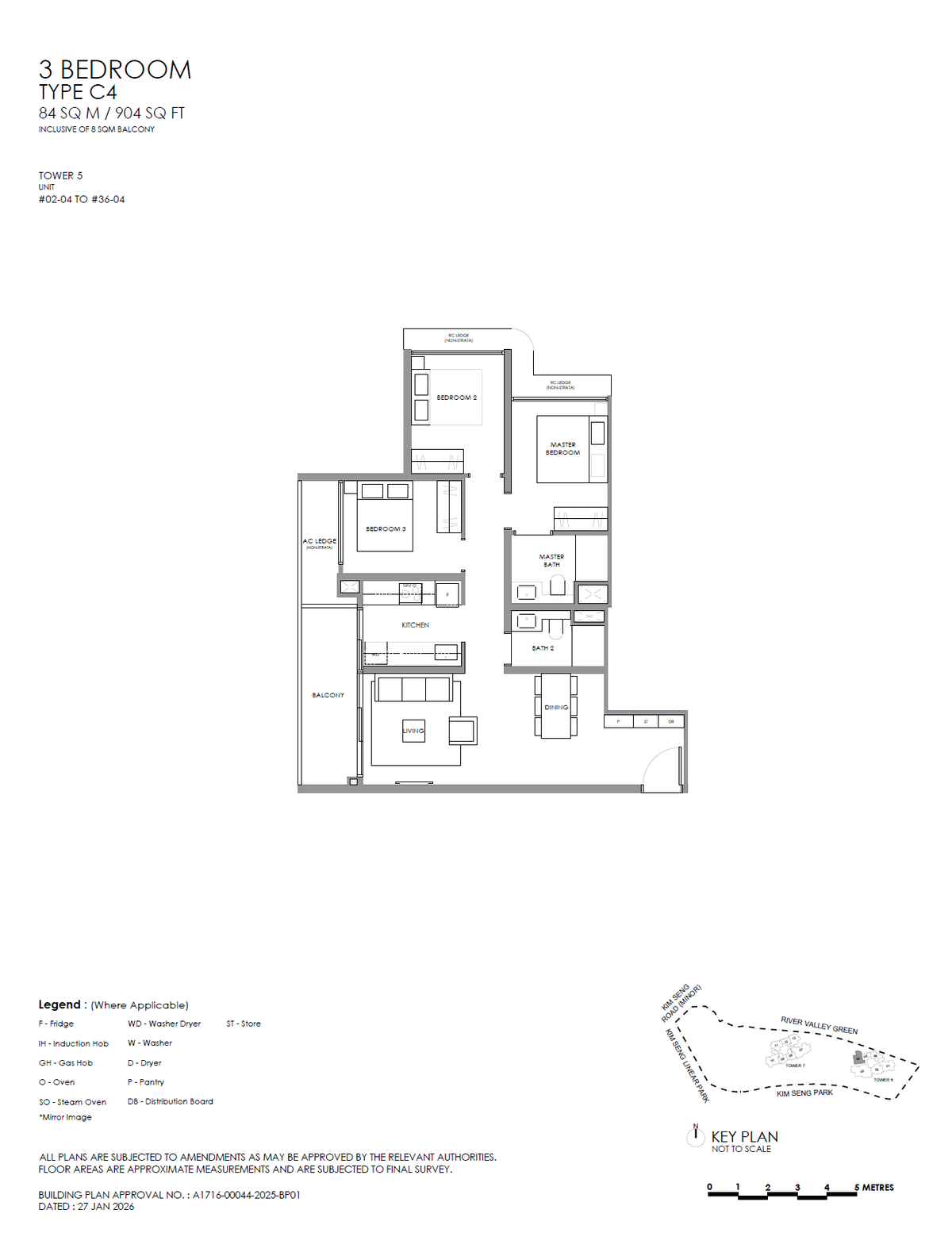 River Modern C4 floor plan