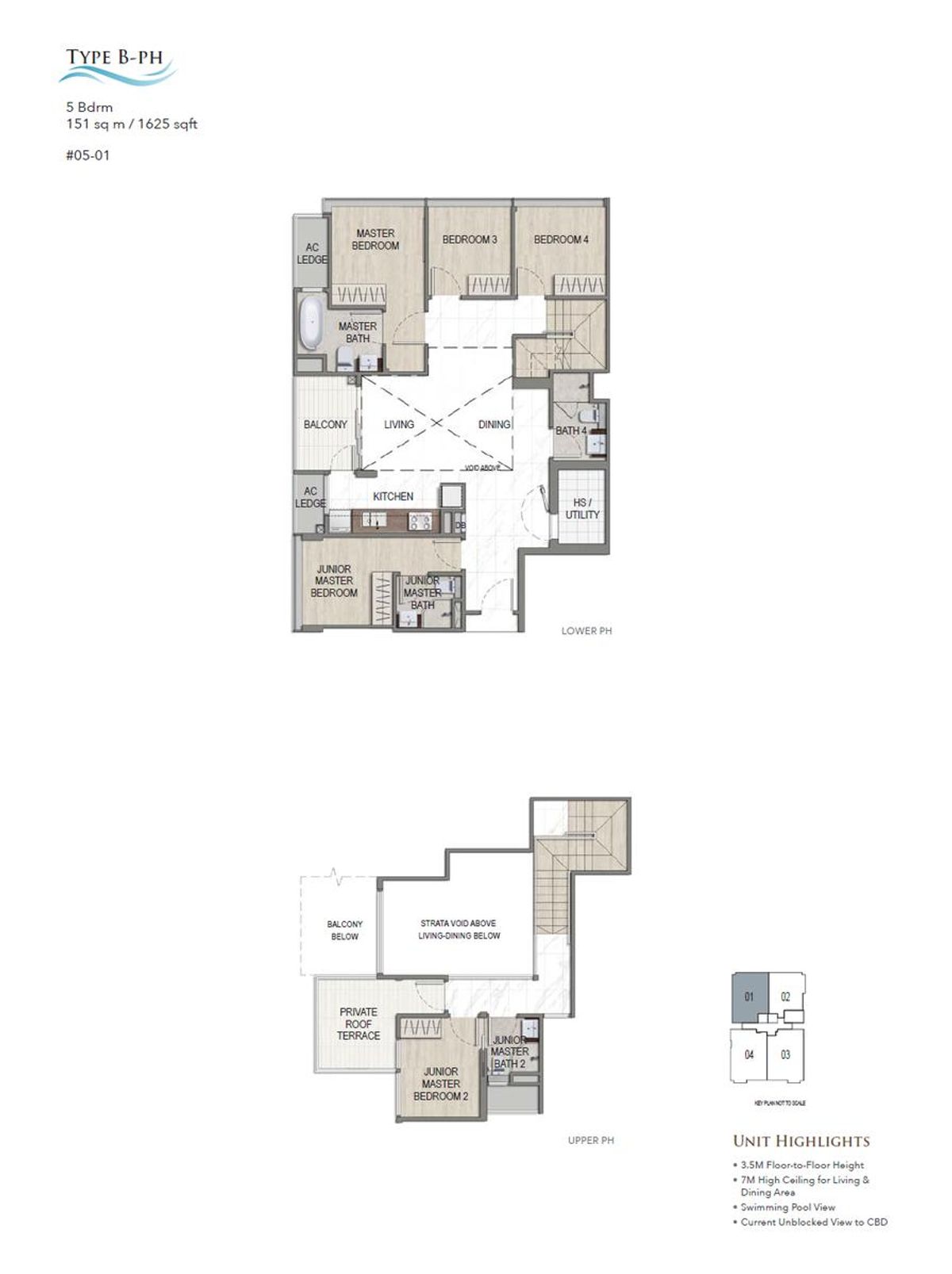 K Suites Type B floor plan