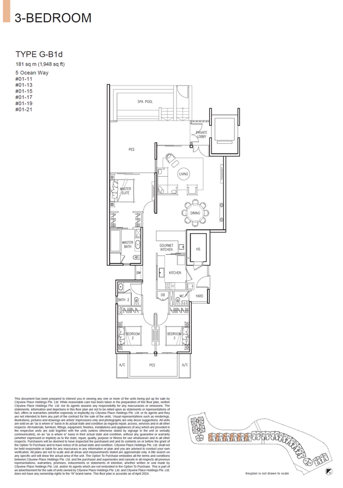 The Residences At W Singapore Sentosa Cove G-B1d floor plan
