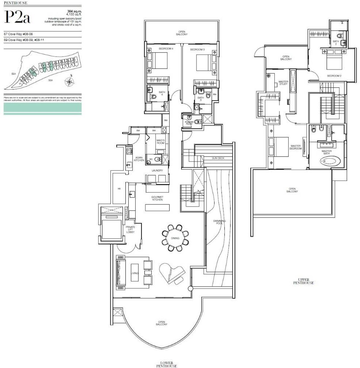 Seascape 涛源湾 P2a floor plan
