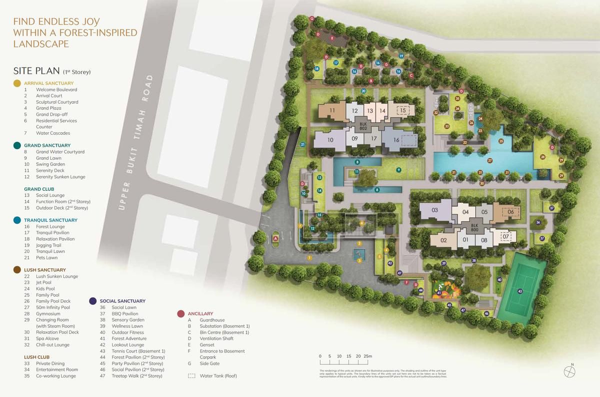 The Myst 秘林嘉园 site plan