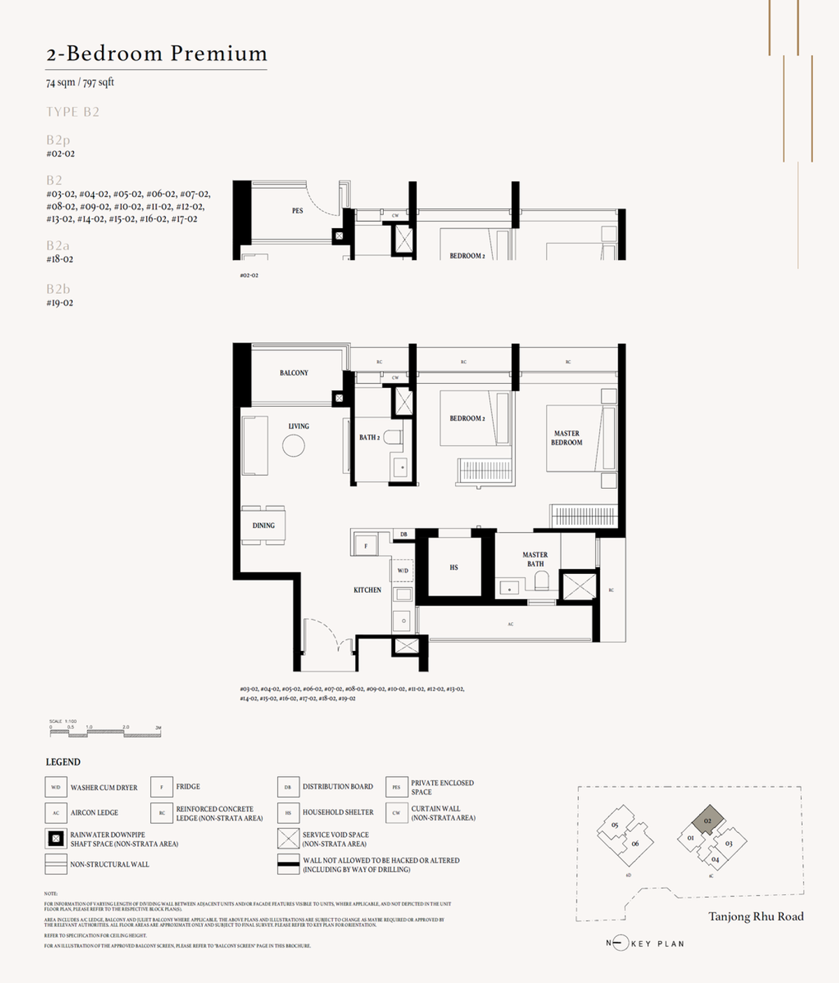 Arina East Residences 雅丽轩 B2 floor plan