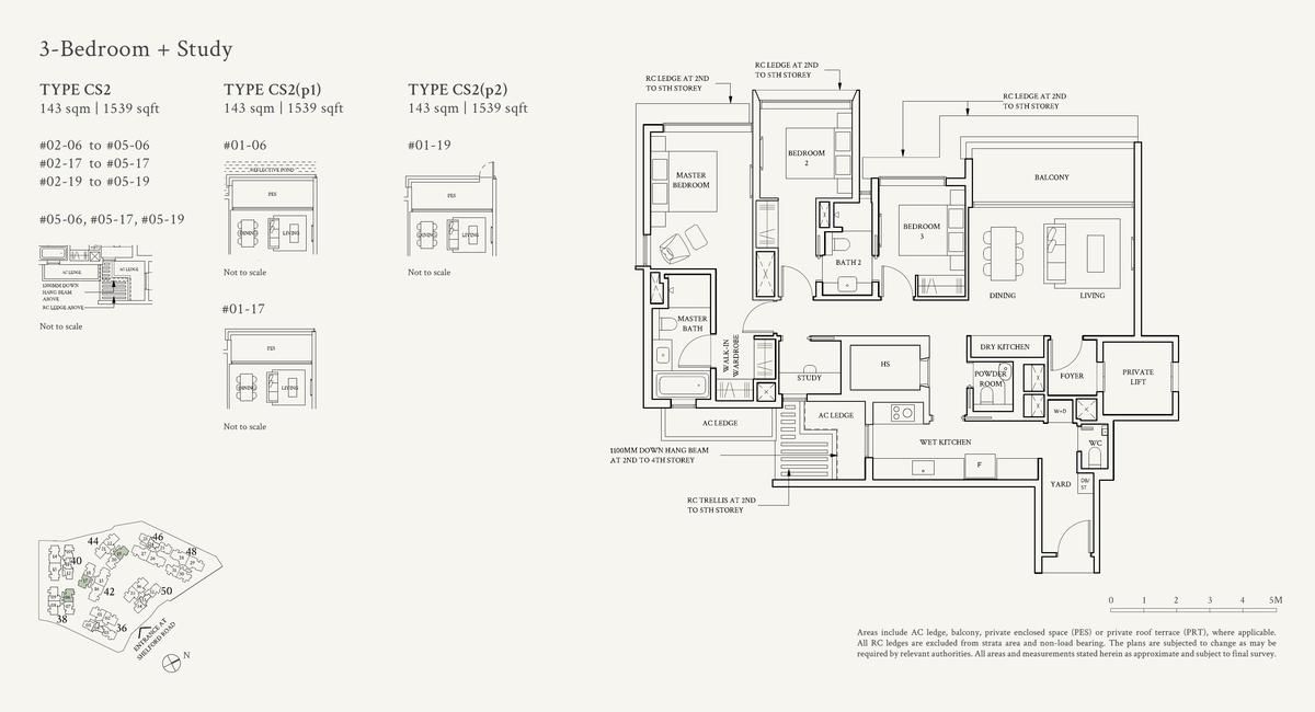 Watten House 华登嘉苑 CS2(p1) floor plan