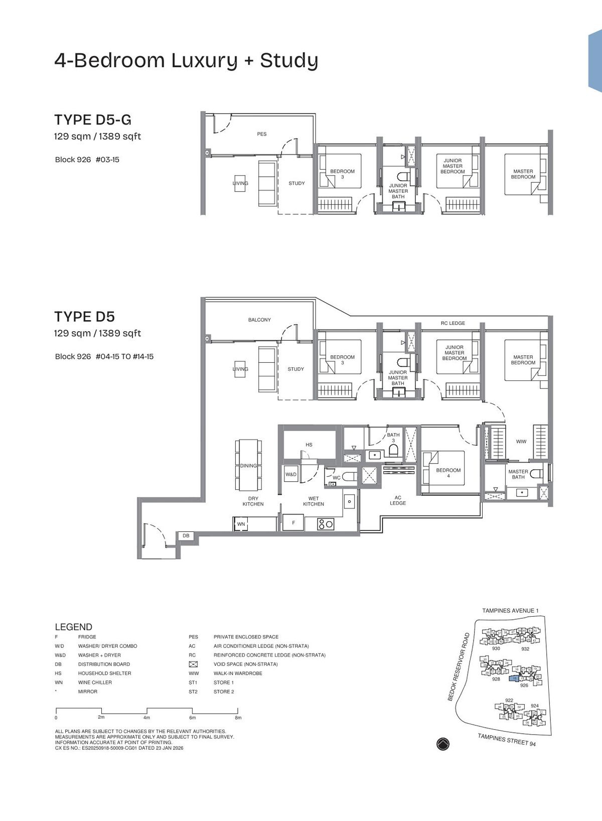 Pinery Residences D5 floor plan