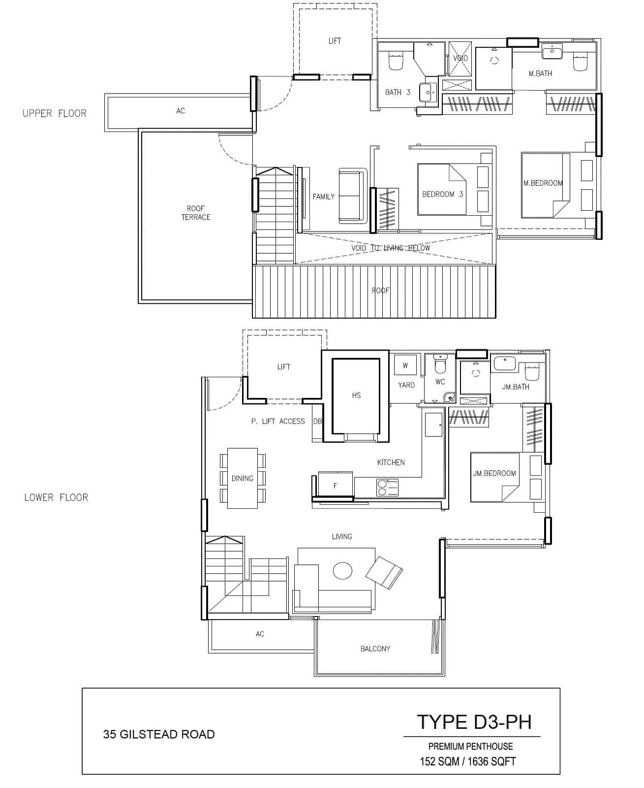 PREMIUM PENTHOUSE TYPE D2-PH1