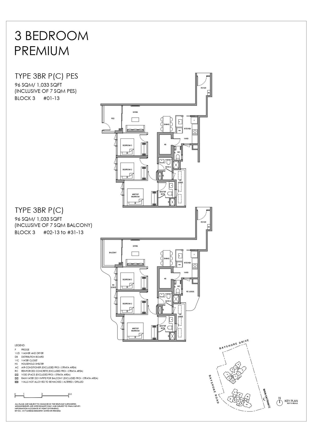 Vela Bay 3BR P(C) floor plan