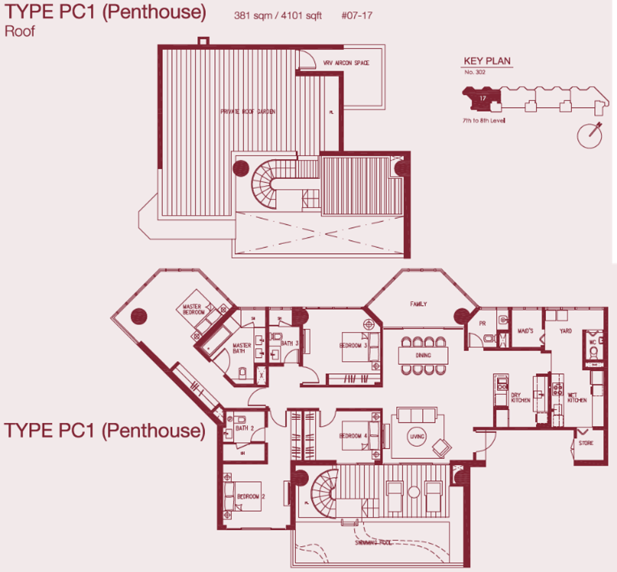 Concourse Skyline PC1 floor plan