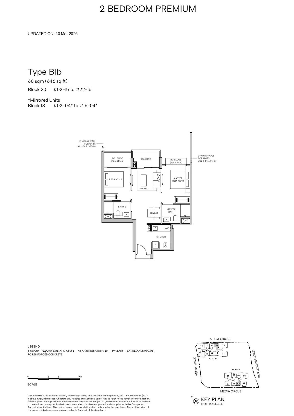 Hudson Place Residences B1b floor plan