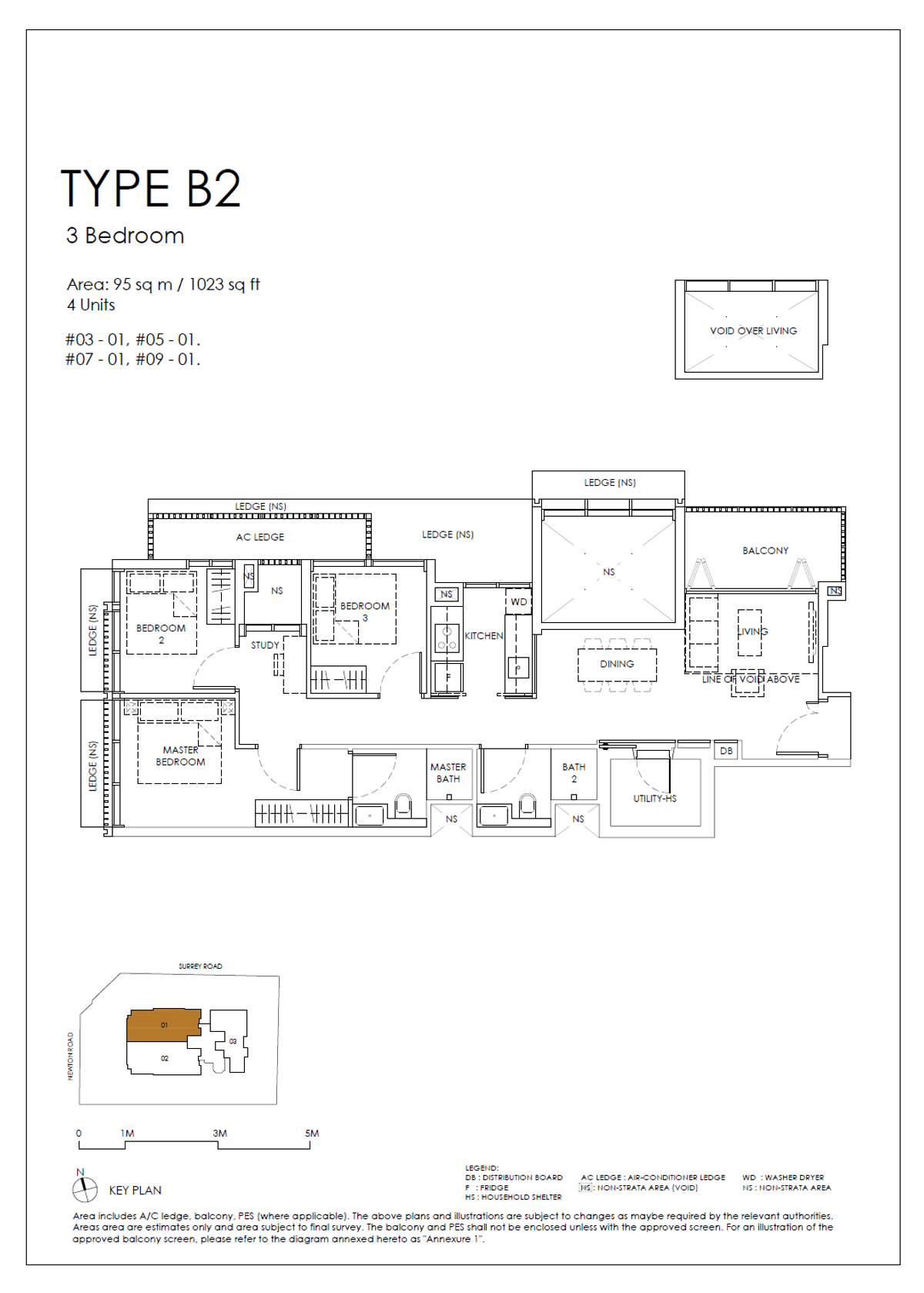 Sanctuary@Newton B2 floor plan