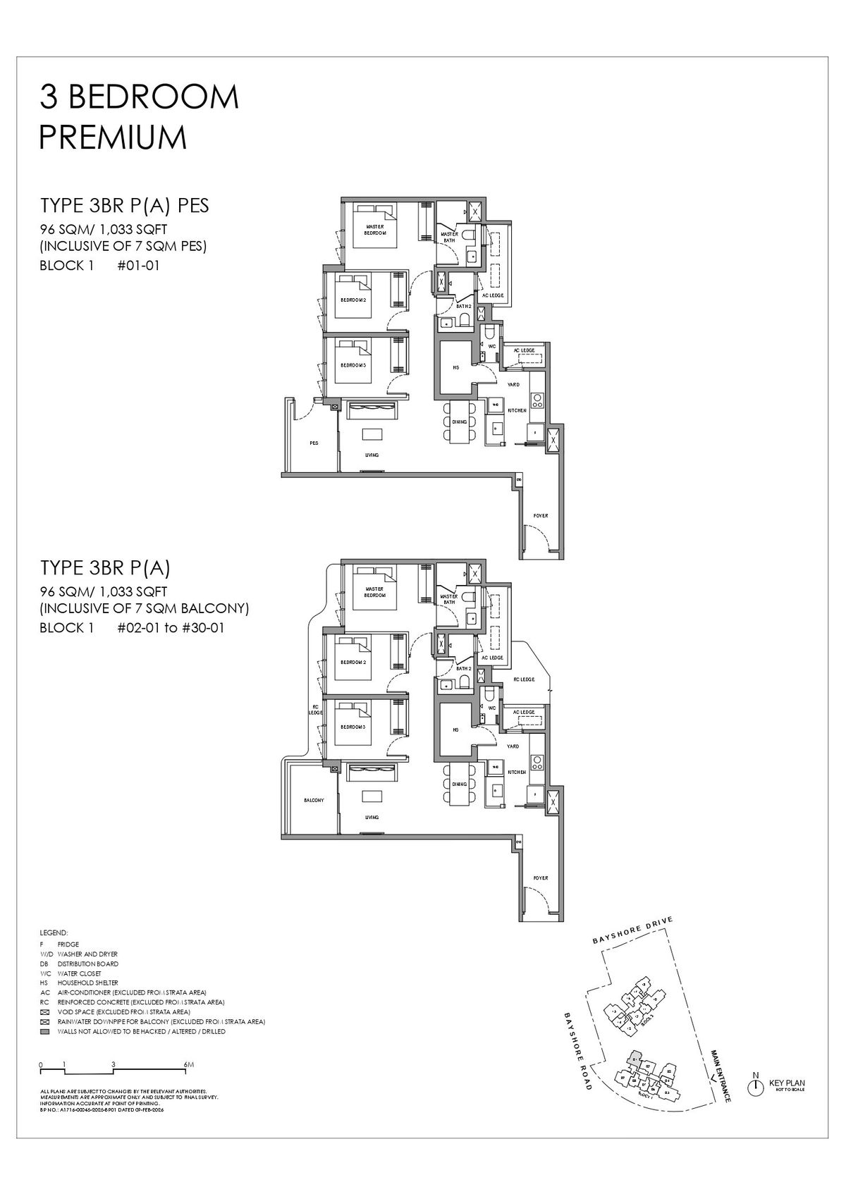 Vela Bay 3BR P(A) floor plan
