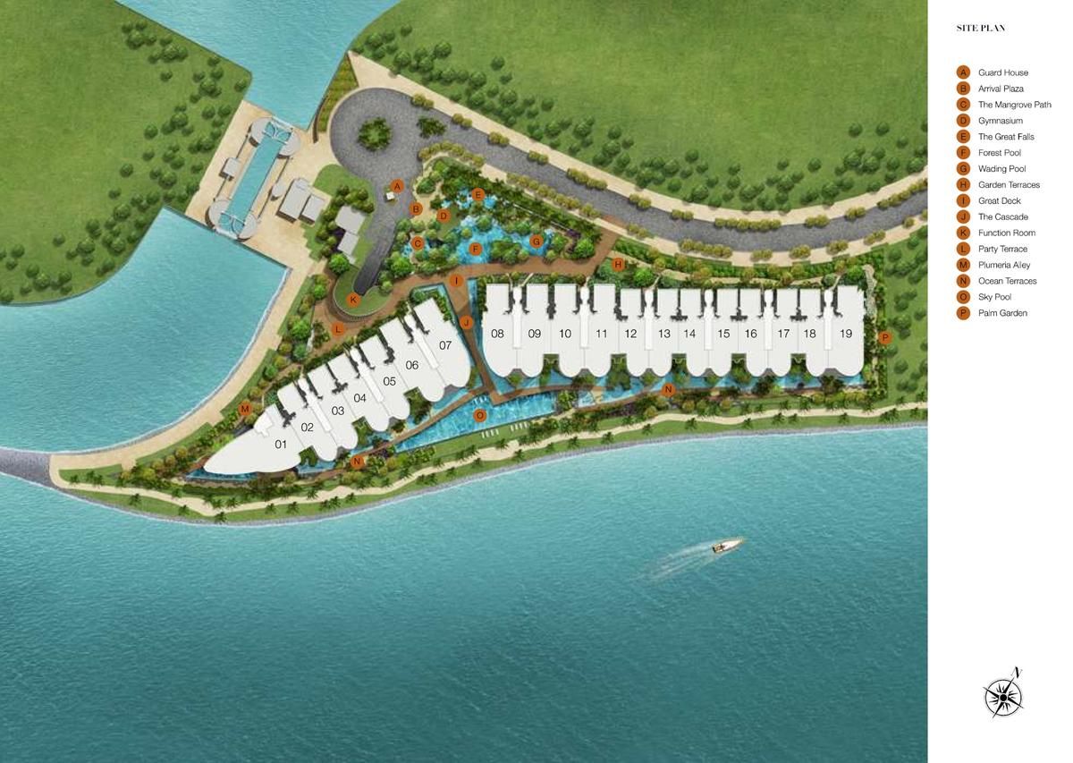 Seascape 涛源湾 site plan