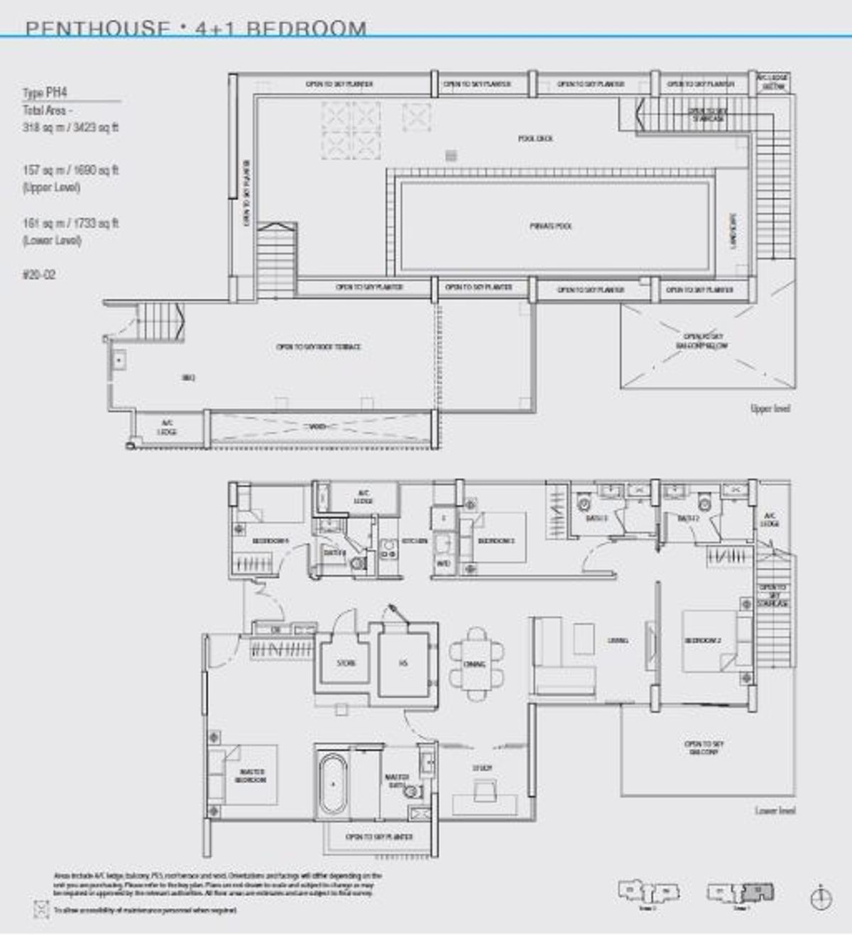 The Line @ Tanjong Rhu PH 4 floor plan