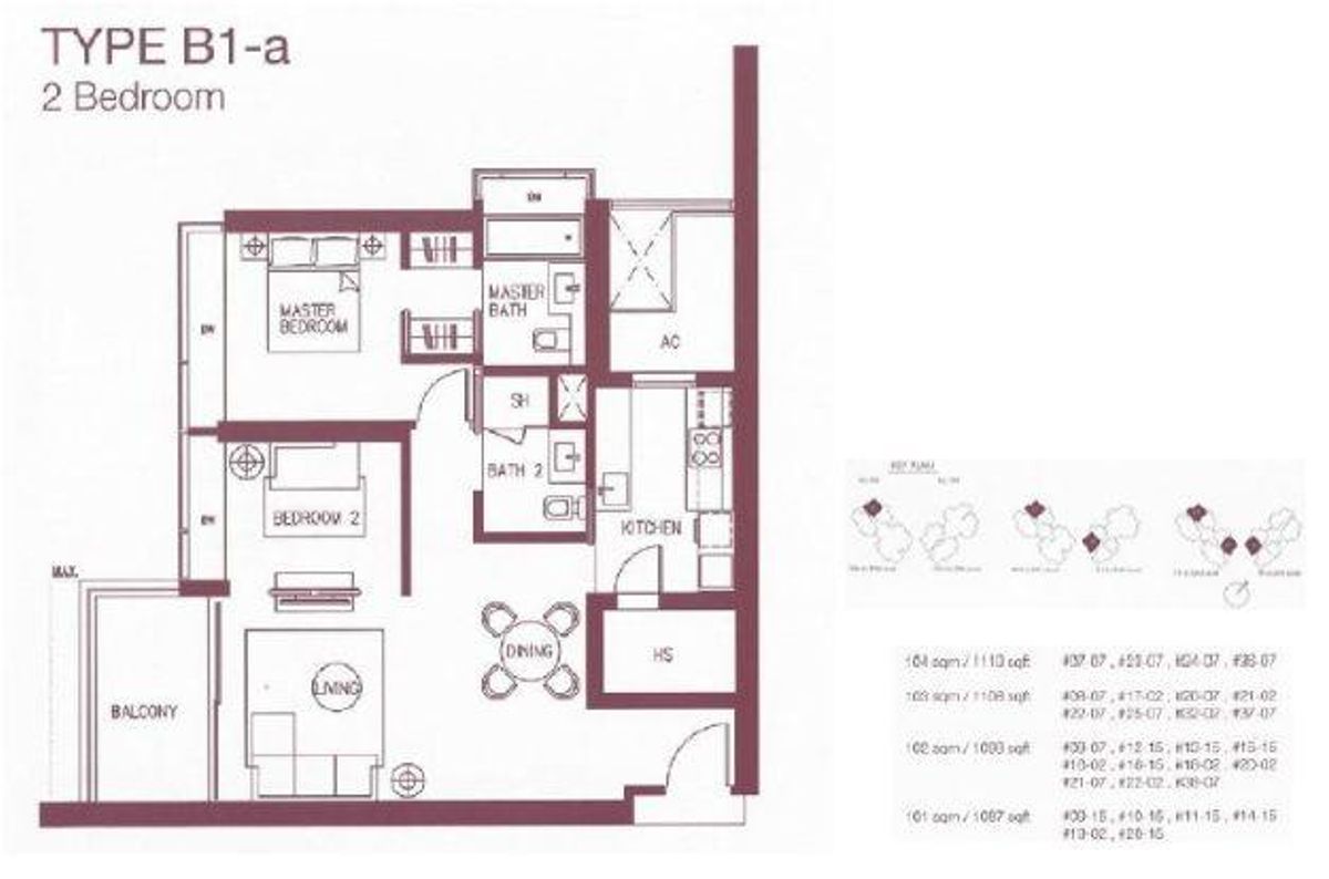 Concourse Skyline B1-a floor plan