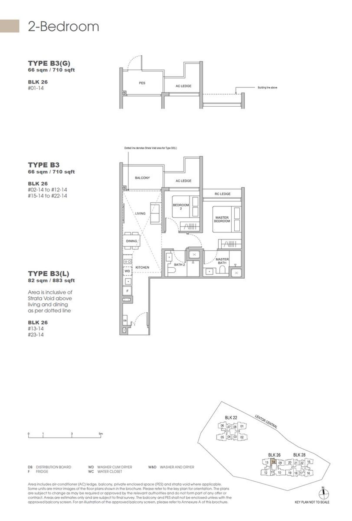 Hillock Green 悦翠轩 B3(L) floor plan