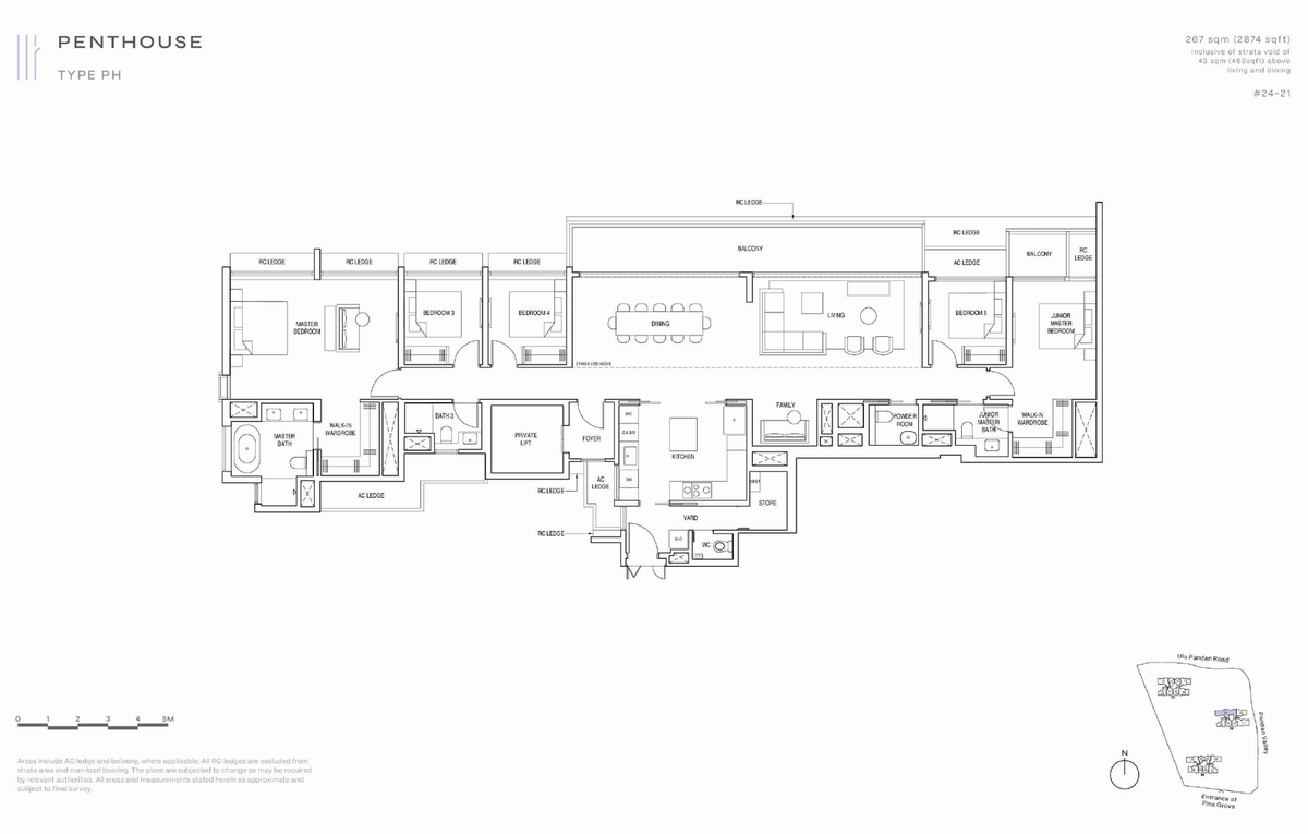Pinetree Hill 松岩轩 PH floor plan