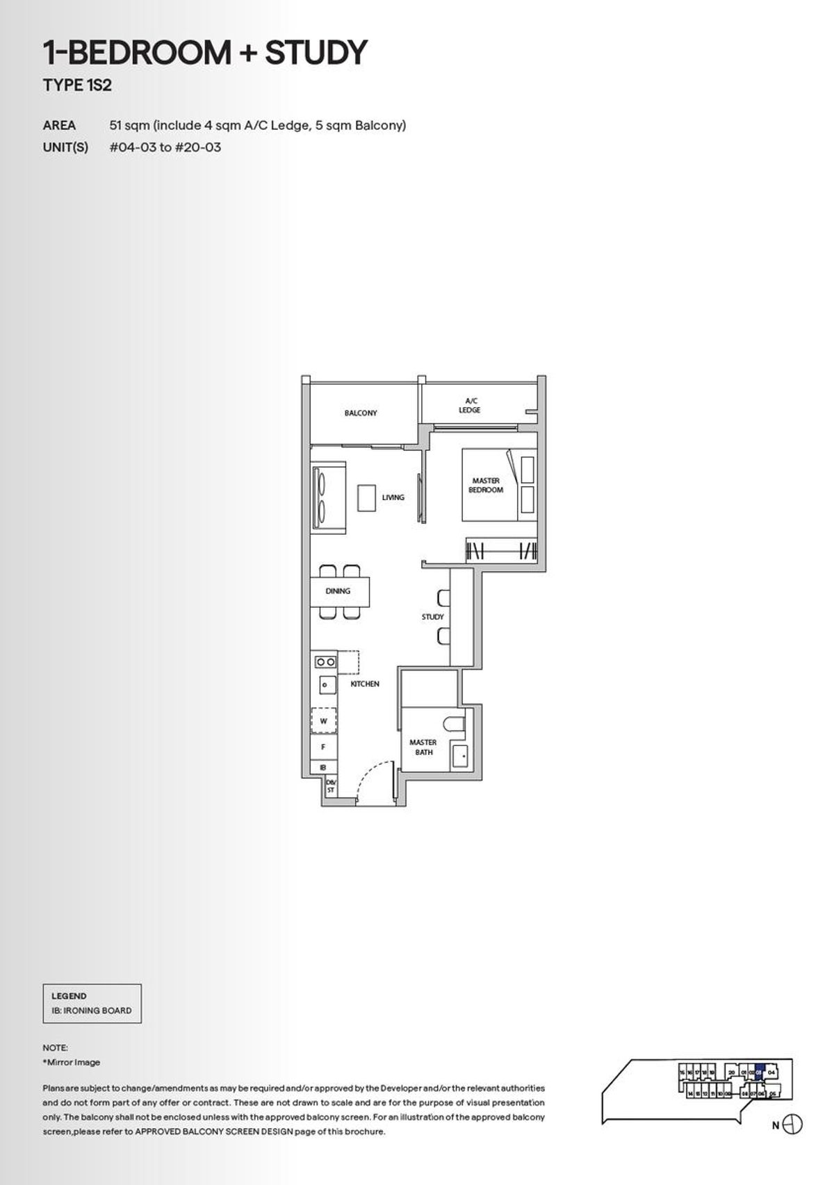 TMW Maxwell 1S2 floor plan