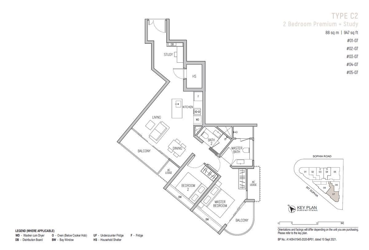 Sophia Regency C2 floor plan
