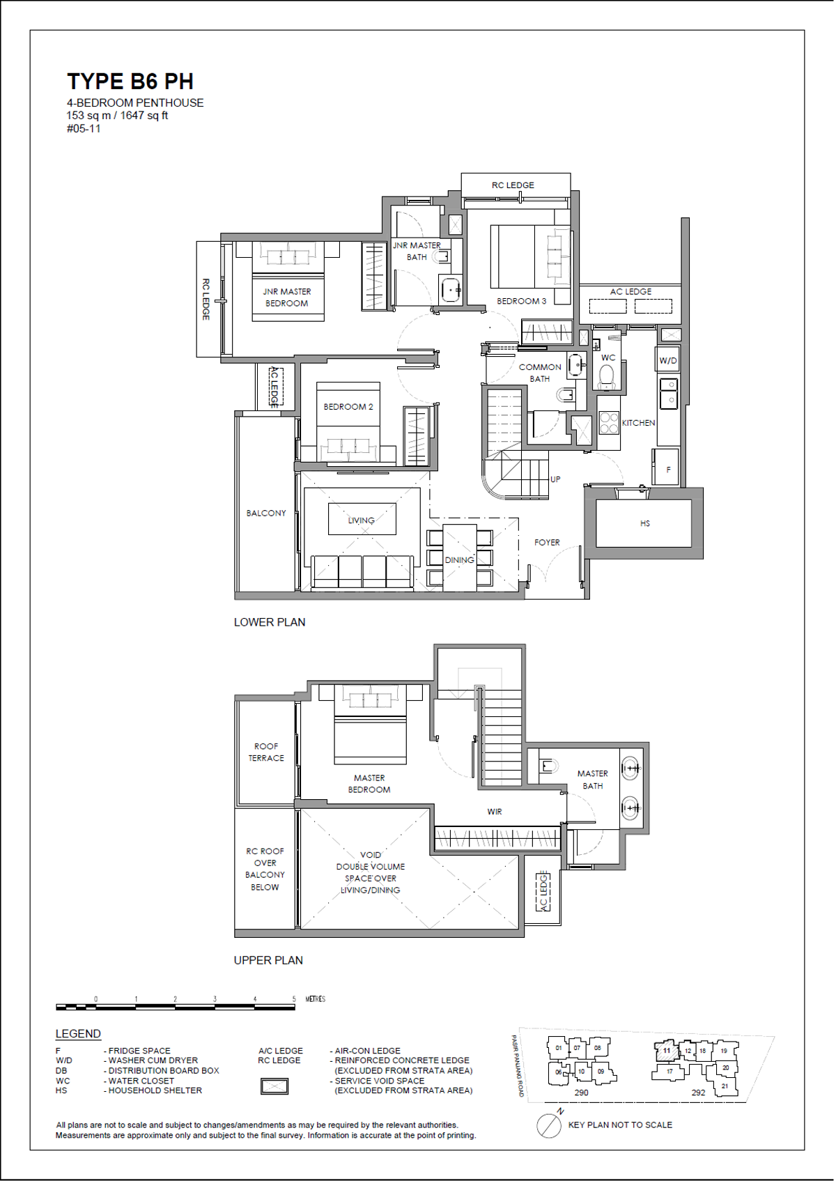 The Hillshore 锦绣山庄 B6 PH floor plan