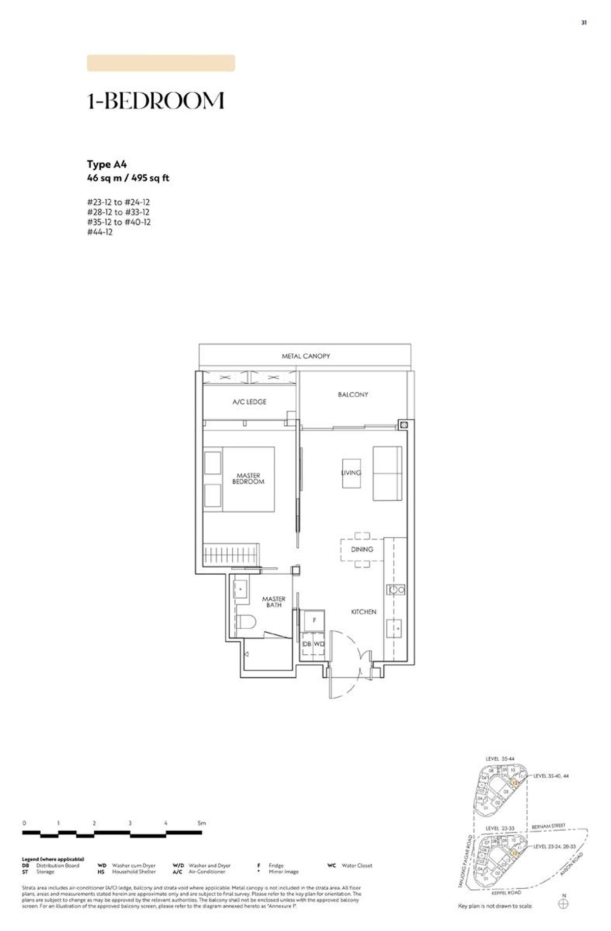 Newport Residences 铂海峰 A4 floor plan