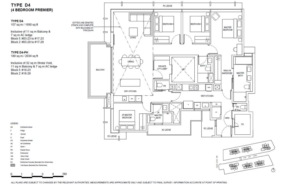 The Continuum 双悦园 D4 floor plan