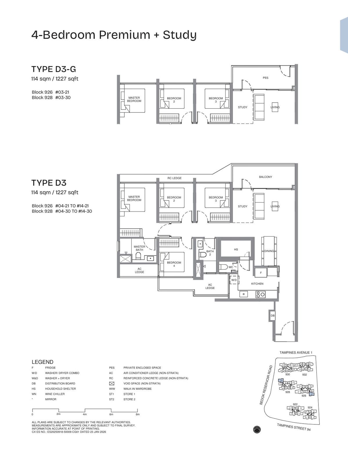 Pinery Residences D3 floor plan