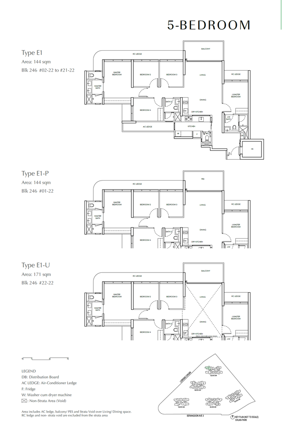 Chuan Park 鑫丰瑞府 E1 floor plan