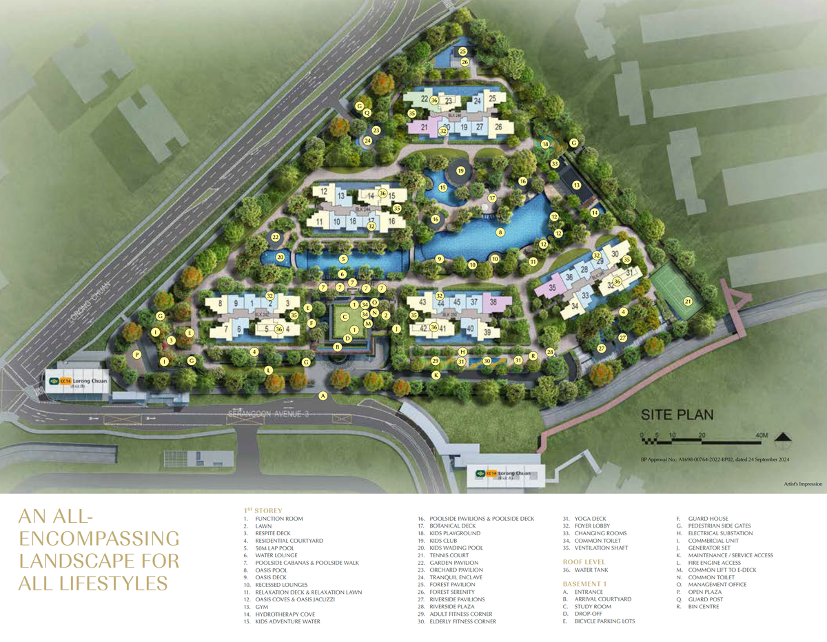 Chuan Park 鑫丰瑞府 site plan