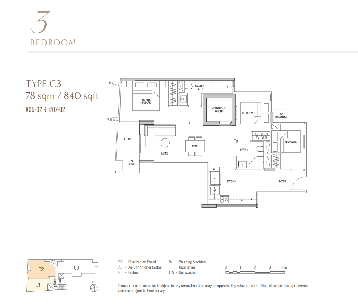 OCHO 富轩阁 C3 floor plan