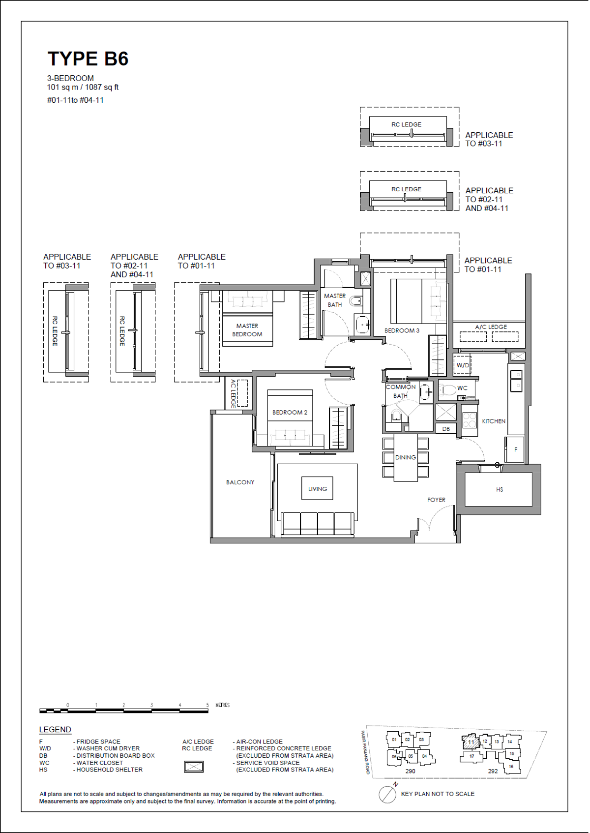 The Hillshore 锦绣山庄 B6 floor plan