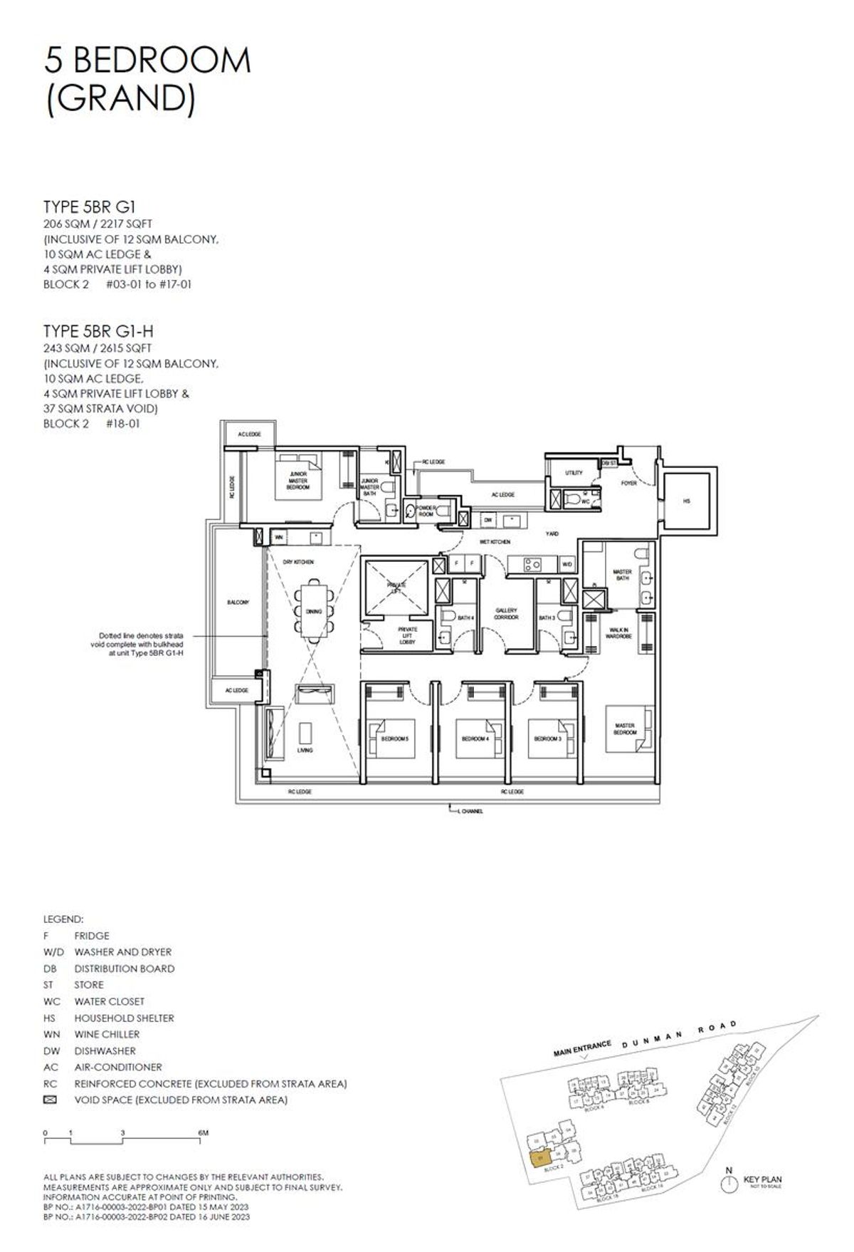 Grand Dunman 名门世家 5BR G1 floor plan