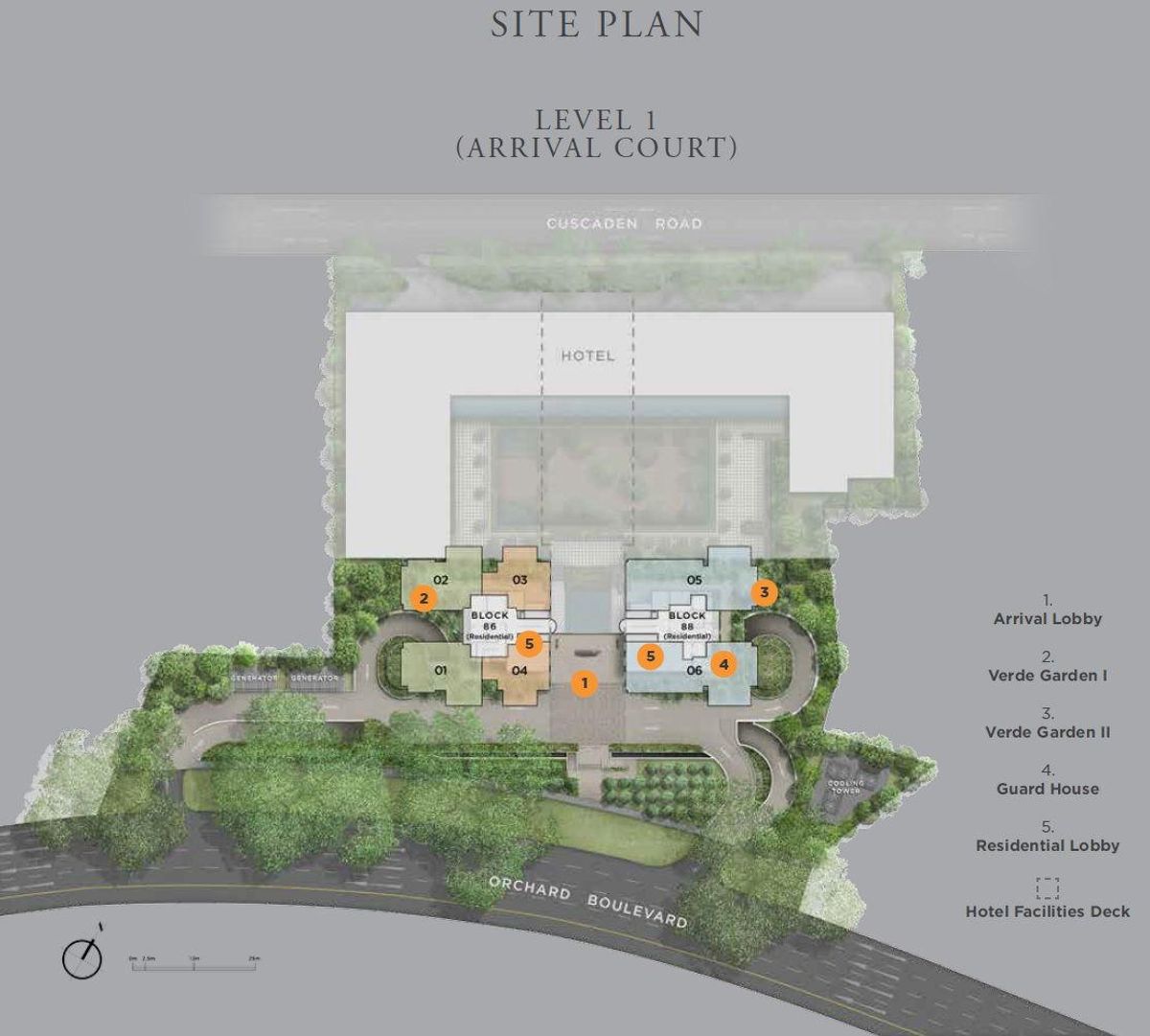 Boulevard 88 铂瑞雅居 site plan