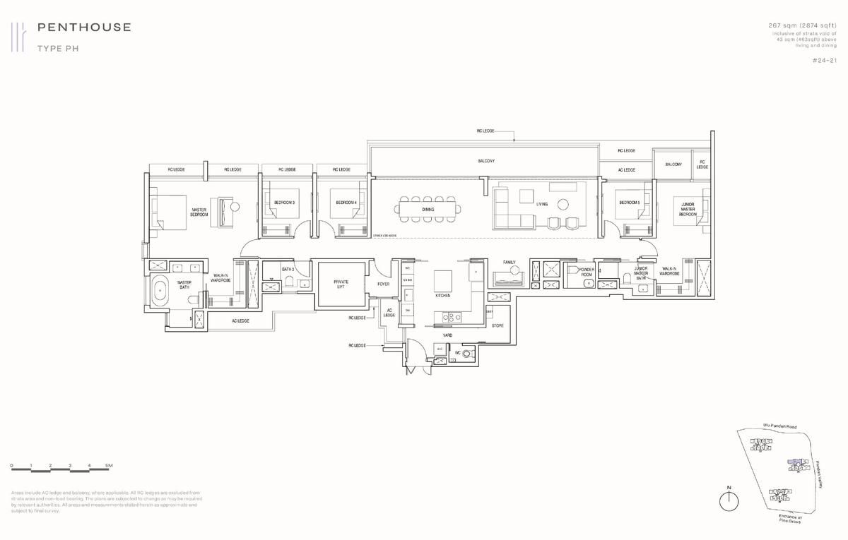 Pinetree Hill 松岩轩 PH floor plan
