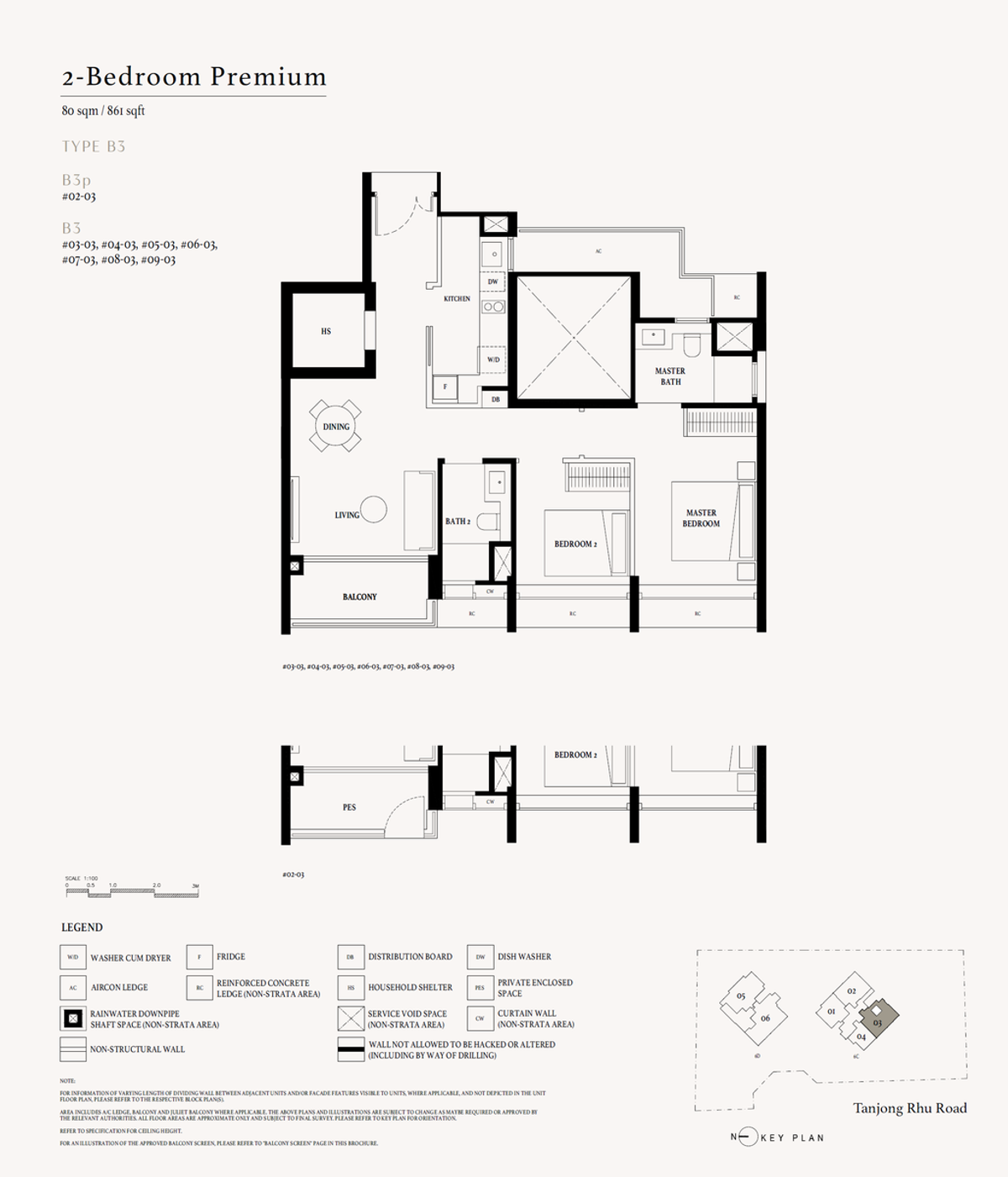 Arina East Residences 雅丽轩 B3 floor plan
