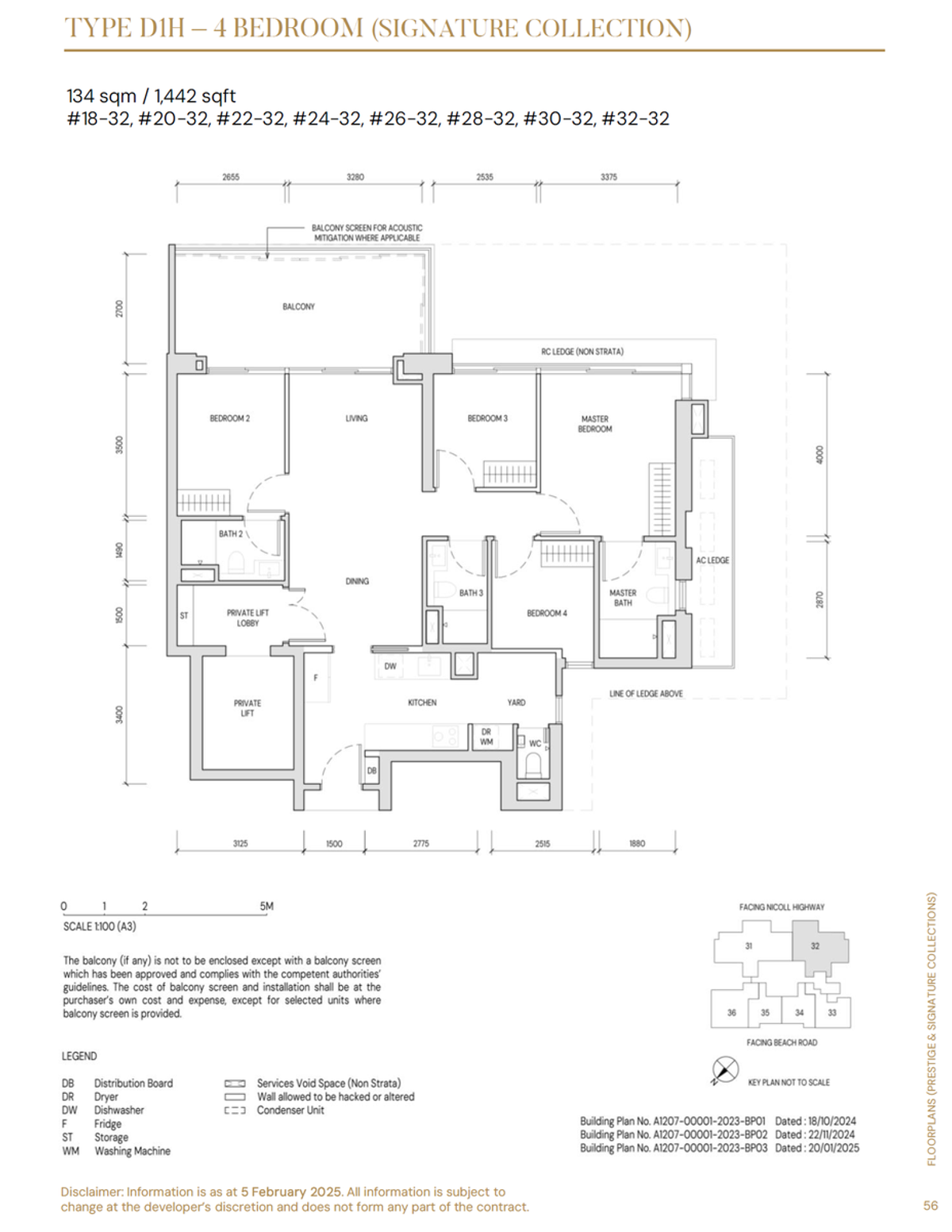 Aurea D1H floor plan