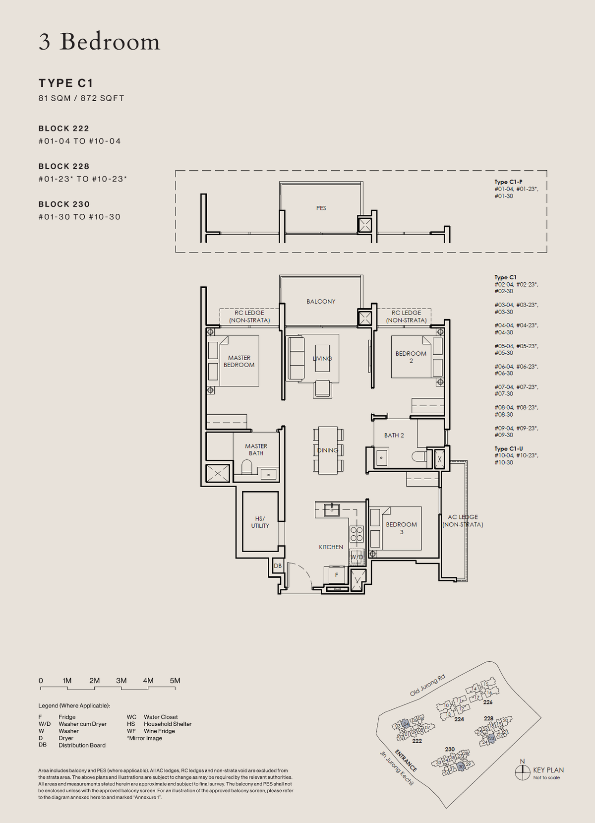 The Sen C1 floor plan