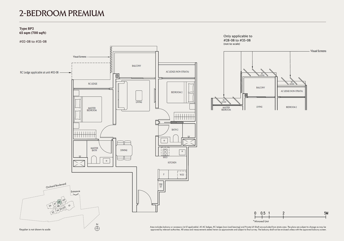 UPPERHOUSE at Orchard Boulevard BP2 floor plan