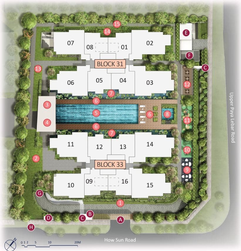 The Lilium Site Plan