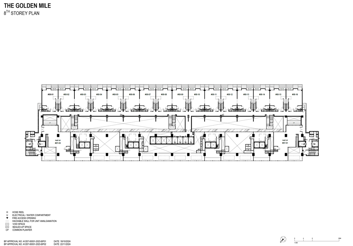 The Golden Mile 8th Storey Plan floor plan