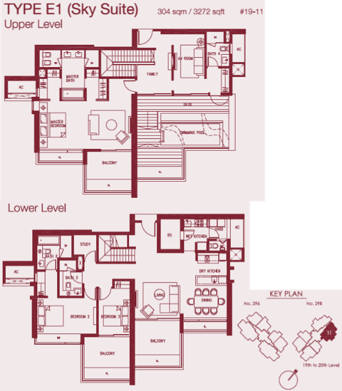 Concourse Skyline E1 floor plan