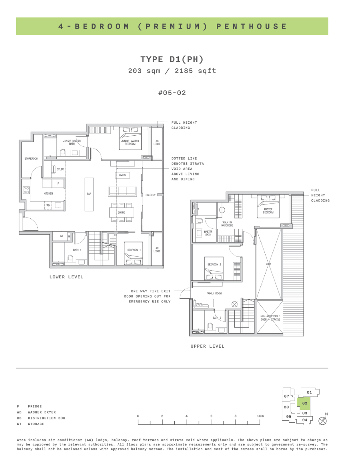 Claydence D1(PH) floor plan