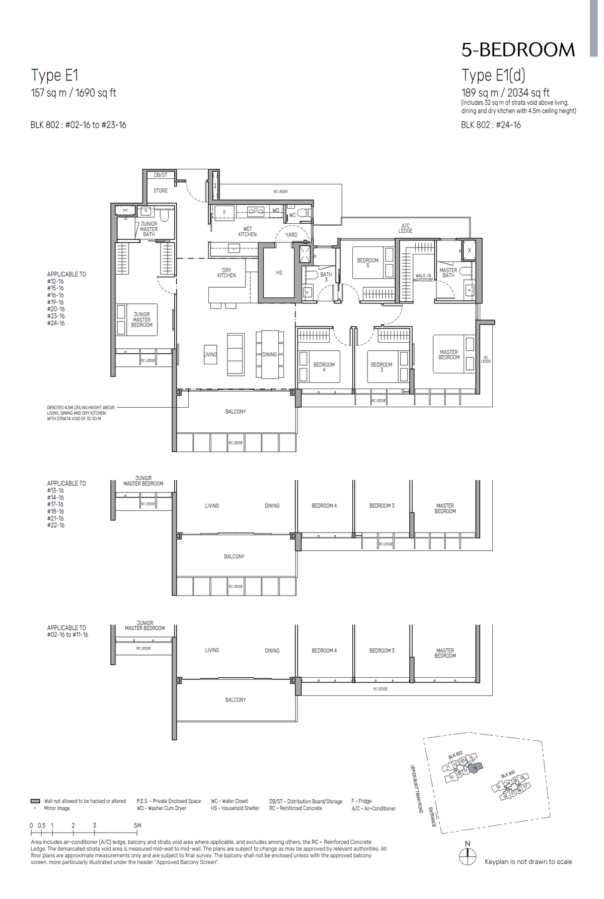 The Myst 秘林嘉园 E1(d) floor plan