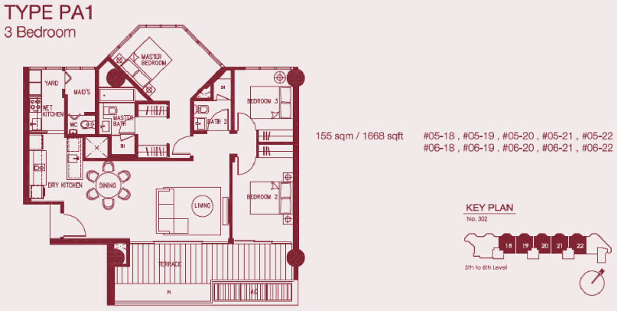 Concourse Skyline PA1 floor plan