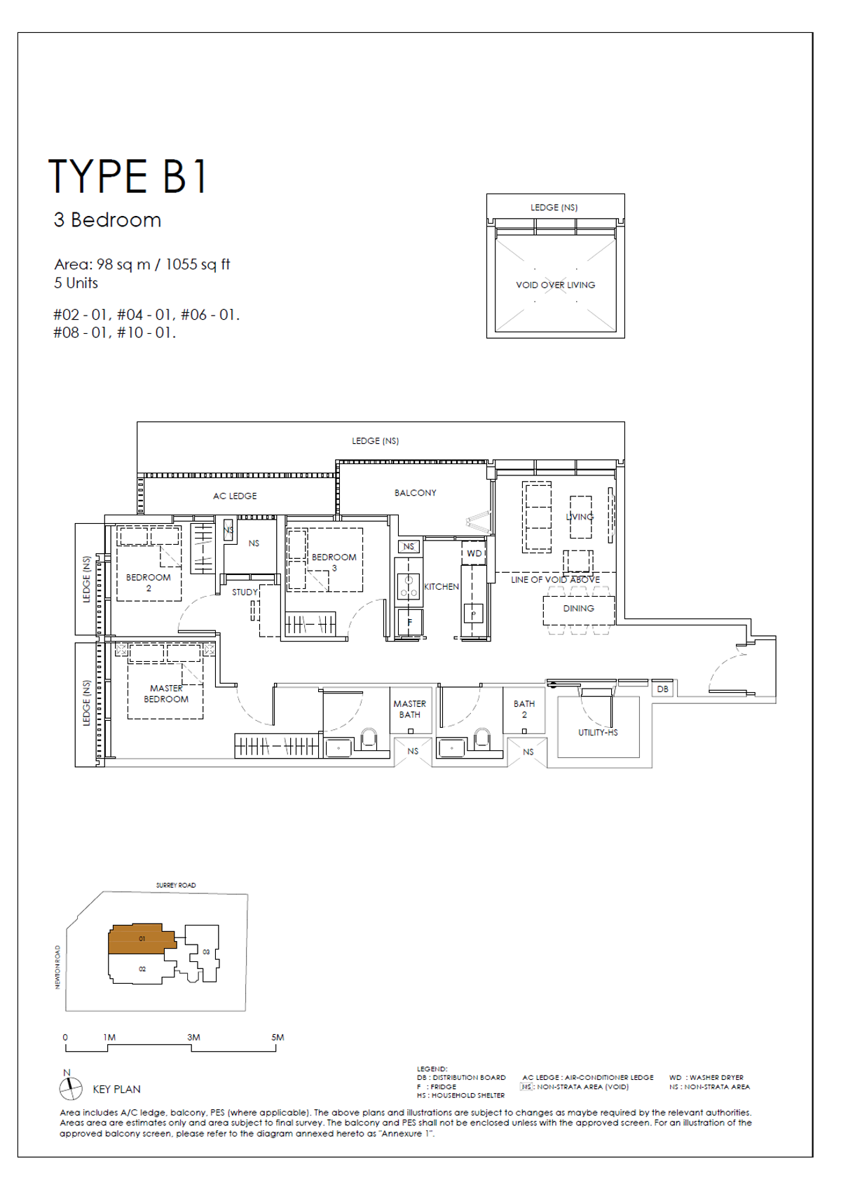 Sanctuary@Newton B1 floor plan
