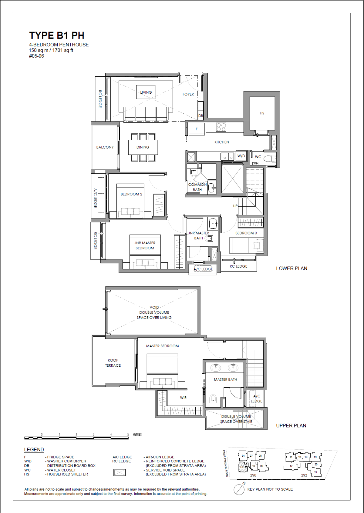 The Hillshore 锦绣山庄 B1 PH floor plan