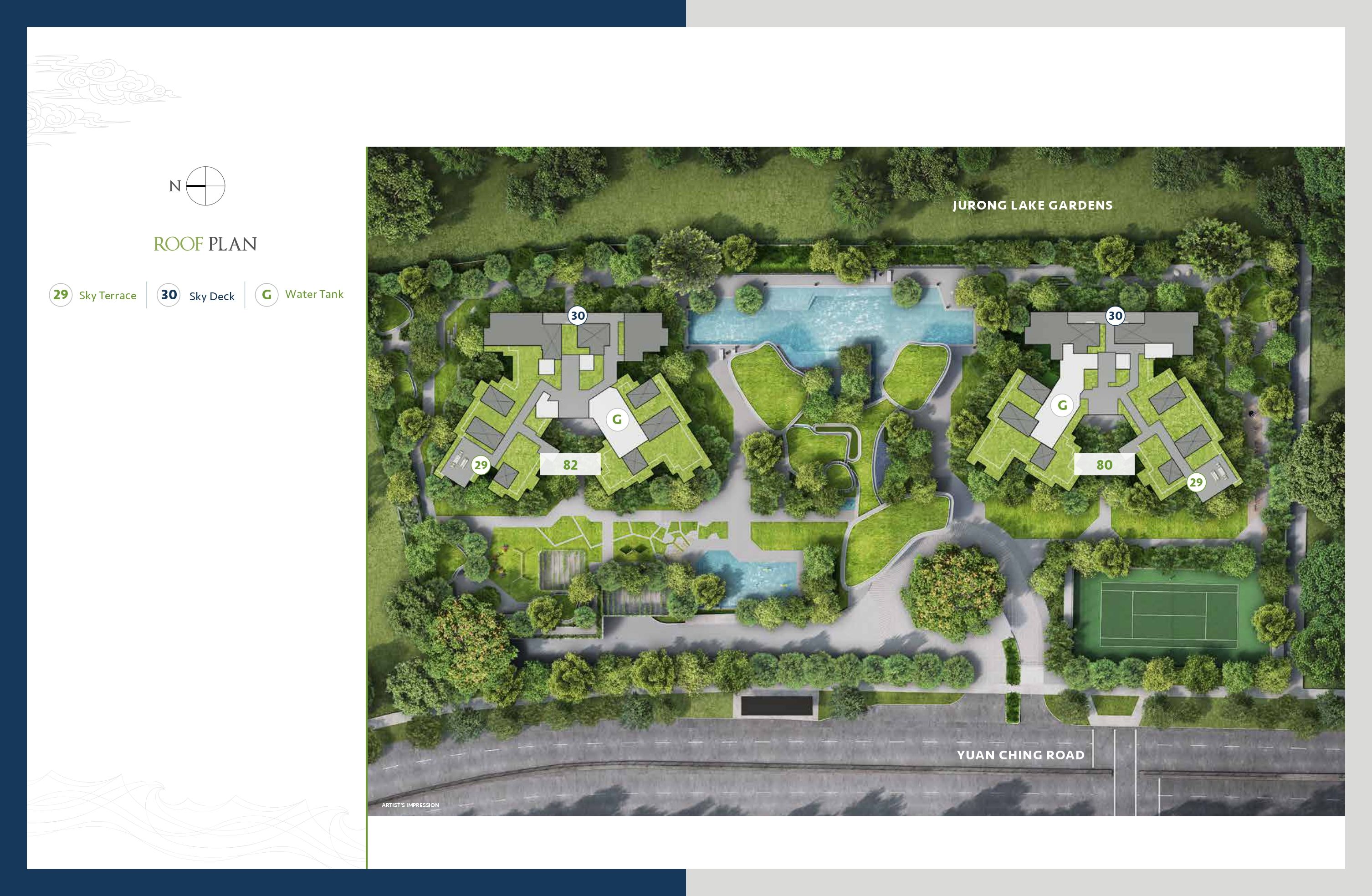 the-lake-garden-residences-roof plan