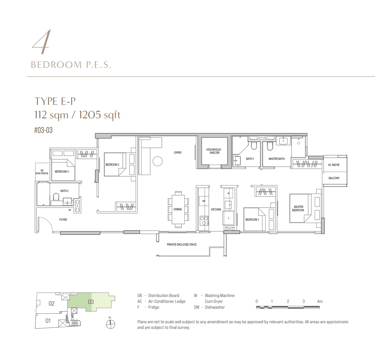 OCHO 富轩阁 E-P floor plan