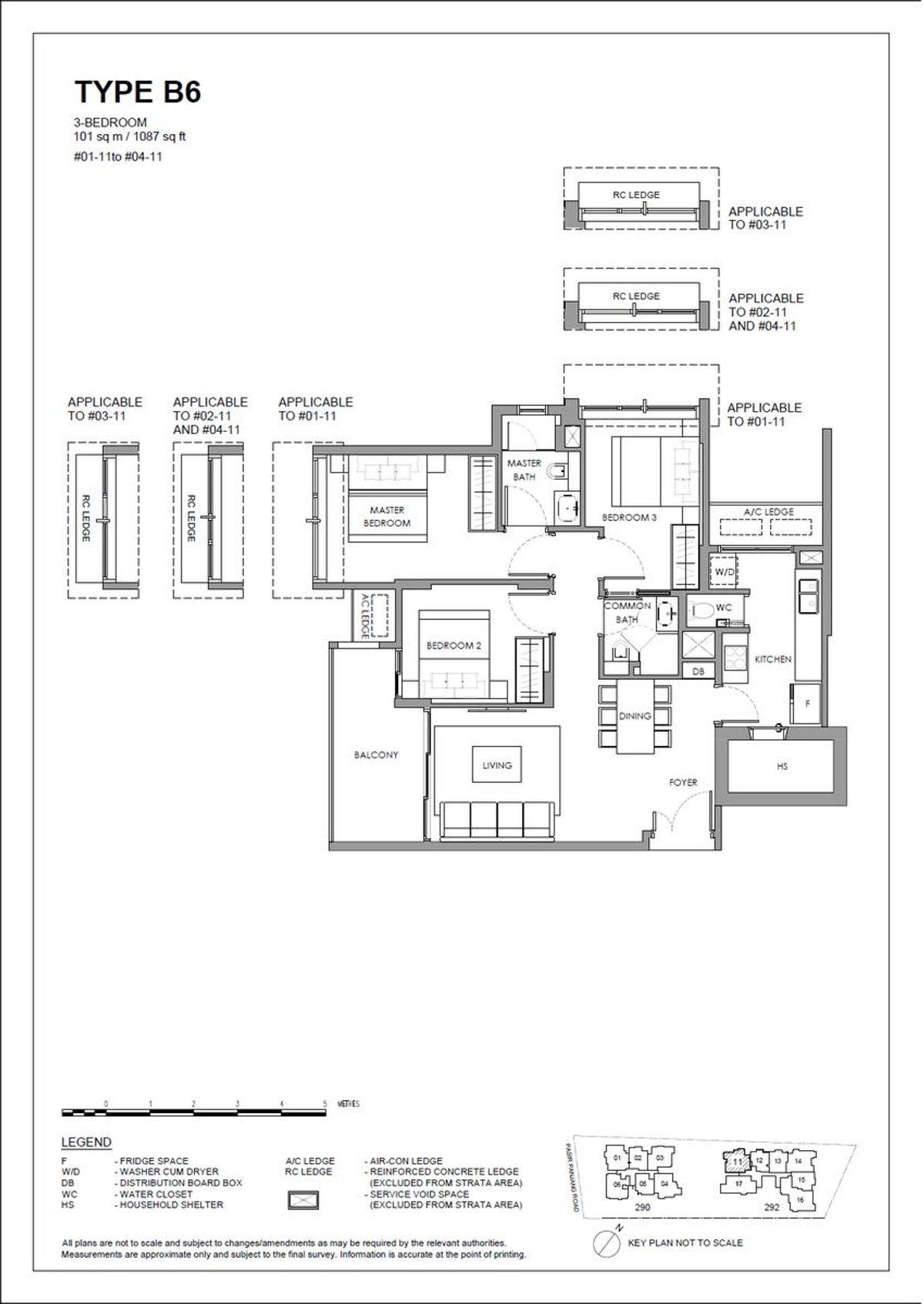 The Hillshore 锦绣山庄 B6 floor plan