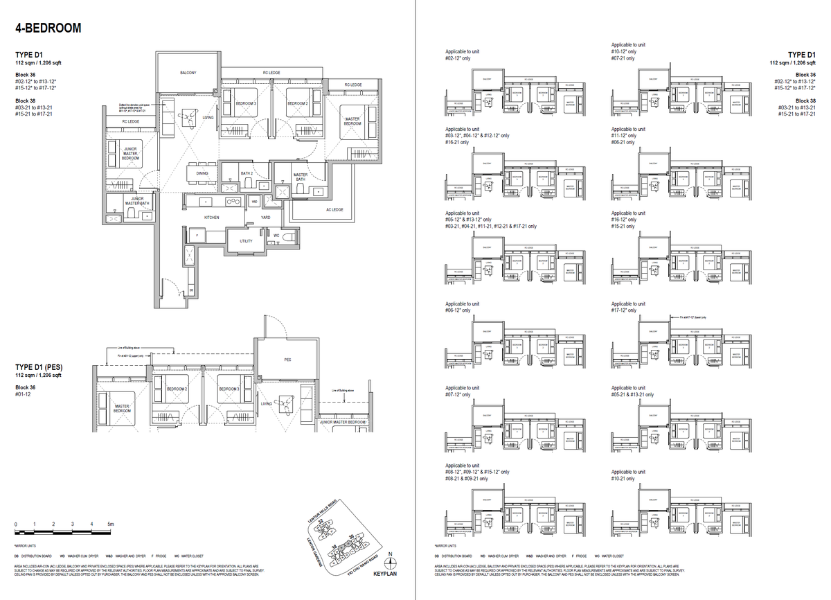 Lentoria D1 floor plan
