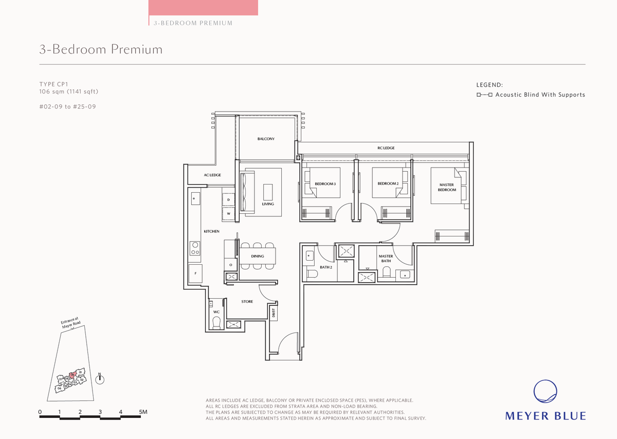 Meyer Blue CP1 floor plan