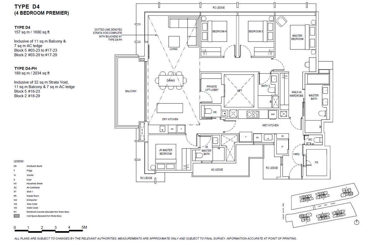 The Continuum 双悦园 D4 floor plan